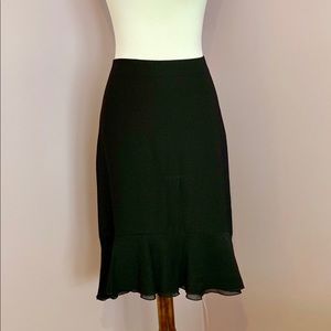 Style & Co Black Tiered Skirt